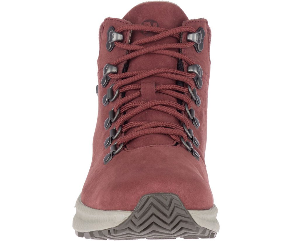 Botas Senhora - Merrell Ontario Mid Waterproof - Bordeaux - PNM216874